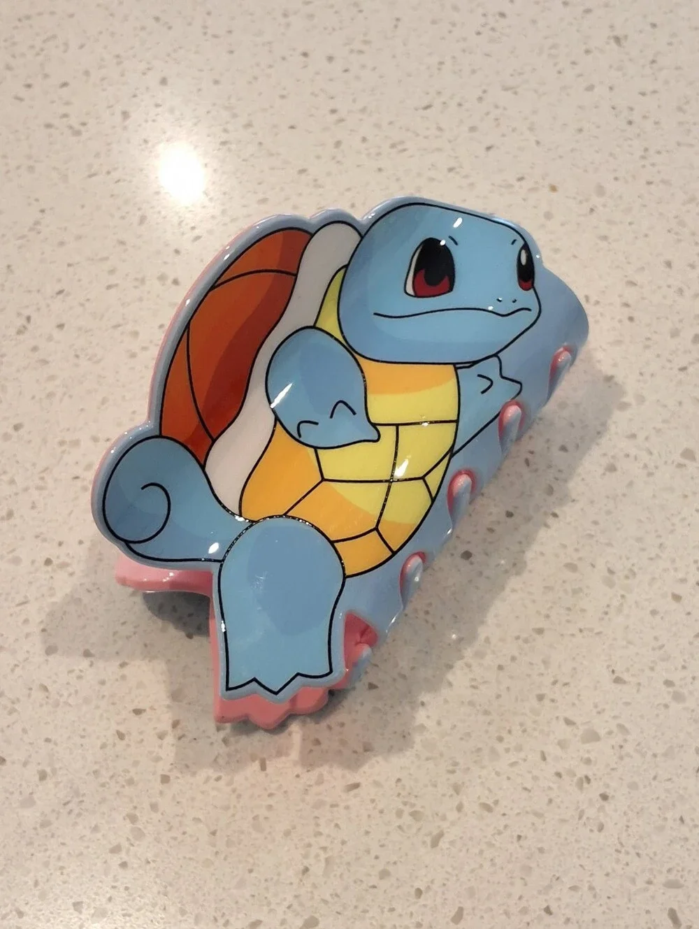 Squirtle Pokemon Character Hair Claw Hair Clip Hair Accesory, New